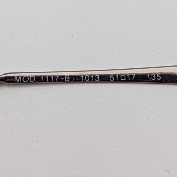 🕶️Versace Mod. 1117-B 1013 Eyeglasses 51/17 135 /KAA328🕶️ - Picture 3 of 6